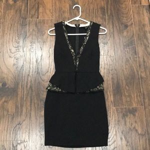 Guess peplum dress